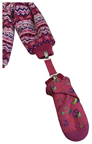 N'Ice Caps 2 Pairs Kids Mitten Clips - Strong Strainless Steel with Teeth3