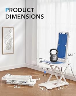 HUANUO 2-in-1 Electric Chair Lift for Elderly – Floor Lift & IP68 Waterproof Bath Lift for Tub, Foldable, 308 lbs Capacity, Remote Control, Height Adjustable 2.3"-18.9", for Fall Recovery & Home Care