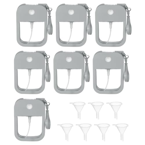 Flacon pulvérisateur réutilisable uxcell gris avec entonnoir de remplissage