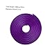 Garneck 32ft(10m) Anti-Scratch Strip Car Door Black Doorbell No Glue Rubber Seal Strip Trim Car Edge Protection Parts Weatherstrip for Window Door Strip Guitar Motorcycle Purple PVC