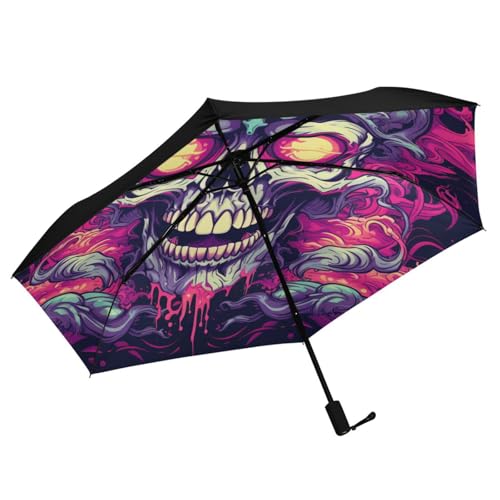 Parapluie pliant Fired Cool compact avec protection UV et solaire optimale