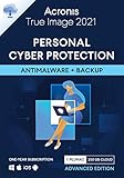 Acronis True Image 2021 | Advanced | 1 PC/Mac | 1 Jahr | Cyber Protection-Lösung für Privatanwender| Integriertes Backup, Virenschutz 250 GB Cloud Storage | iOS/Android | Box-Version