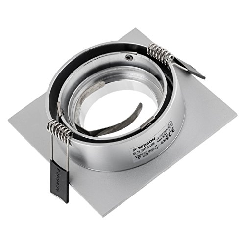 SEBSON 12x Faretto ad incasso quadrato incl