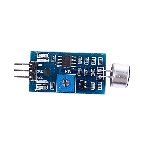 Lizusidtsy 3.3V/3.5V LM393 Microphone Amplifier Sound Sensor MIC Voice Module for, BLUE, 113244