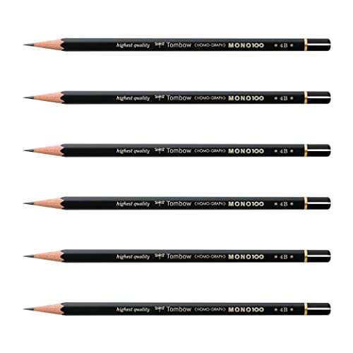 Crayons graphite MONO 100 4B TOMBOW pour sublimer vos carnets de croquis au quotidien