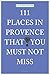 Produktbild 111 Places in Provence that you must not miss