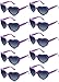 Produktbild FSMILING 10 Stück Neon Farben Herz Form Party Sonnenbrille für Damen Kinder Festival(Lila)