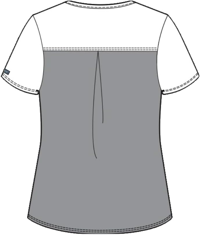 Med Couture Scrub Top for Women, V-Neck with 4 Pocket, Ultra Soft, 2-Way Stretch and Wrinkle-Free Fabric - MC7468 - Image 6
