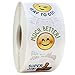 Smiley Felices Sticker,Pegatinas Smiley 500 Emoticon Reward Sticker 2.5cm Pegatinas Escolares para el Aula Potty Training Stickers y Motivational Stickers