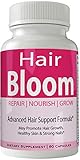 Hair Bloom Hair Growth Pills Skin and Nails Supplement - Advanced Unique Hair Growth Vitamins and...
