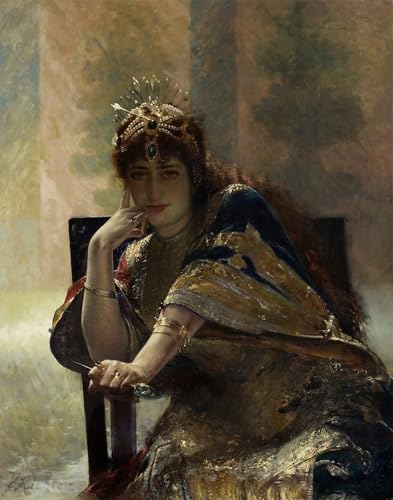 Pintura de lienzo Orientalin Richter para decorar paredes de despachos y salones elegantes