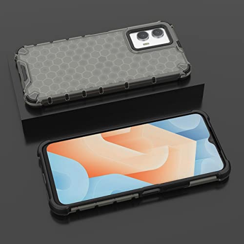 Image of Glasgow Back Case Cover Designed for IQOO Z6 5G / Vivo Y75 5G / T1 5G - Black