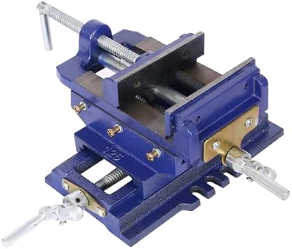 Cross slide vise, Drill Press Vise,drill press metal milling 2 way X-Y,benchtop wood working clamp machine 5inch