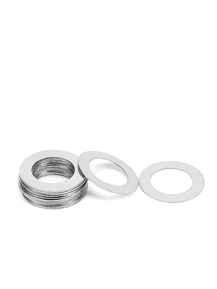 Rondelles de fixation, rondelles Penny, rondelles métalliques, 10 pièces d'épaisseur 1 mm, rondelle plate de réglage ultra fine, joint d'espacement M20 M22 M25, rondelles DC 20 30 35 mm(20x25)