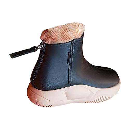 Bottes de neige chaudes pour femme en noir pointure 39