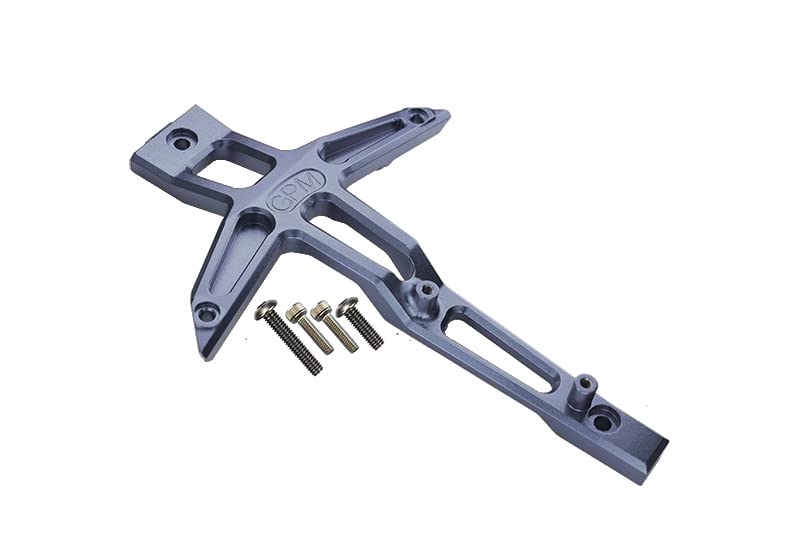 Traxxas 1/10 Maxx 4WD Monster Truck Upgrade Parts Aluminium Front Chassis Brace - 1Pc Set Grey Silver