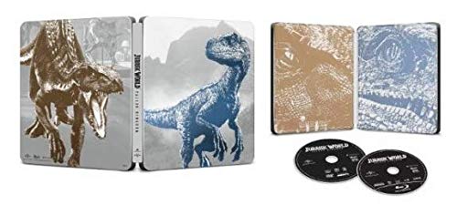Jurassic World: Fallen Kingdom Blu-Ray + Dvd + Digital STEELBOOK BEST BUY NEW