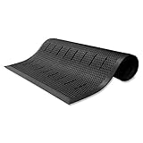 Anti-Fatique Mat, Beveled Edges, 1/2 Thick, 3’x4’, Black, Sold as 1 Each