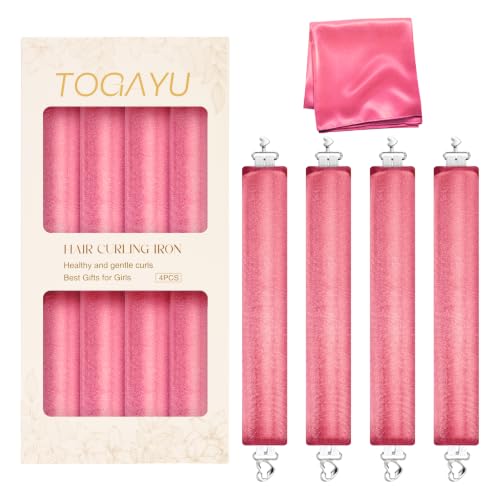 Togayu ensemble boucles sans chaleur velours rouleaux cheveux