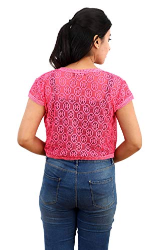 Image of CETC Women's Lace Open Front Cardigan Shrug (Pack of 2)