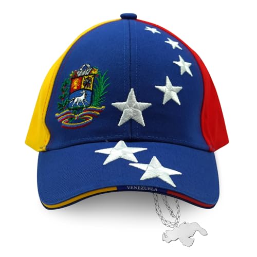 Gorra tricolor de Venezuela con escudo y estrellas miniatura 1