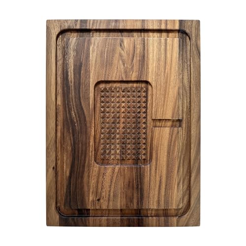 Ironwood Gourmet Hudson Carving Board, 15" x 20" Acacia Wood...