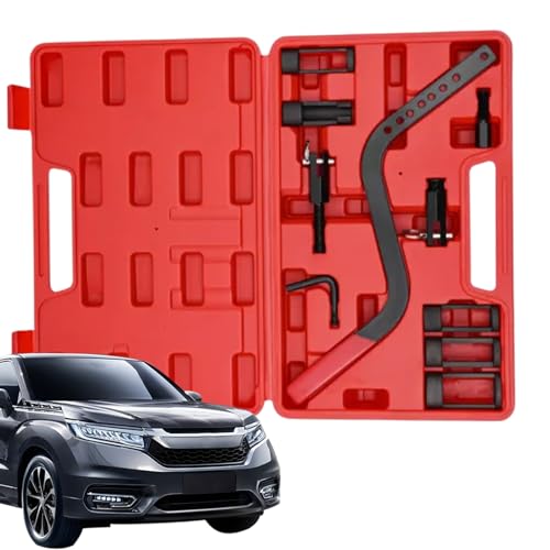 Kit de compresor de resorte helicoidal, herramienta de compresor de culata – Kit de instalación de adaptadores de empujador de pinzas, equipo de vehículo pequeño para ATV