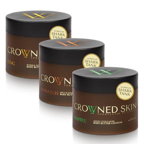 Crowned Skin Monarch, King and Empire Cologned Body Butter Bundle | New Moisturizing Formula Scented | Moisturizing Formula with All-Day Fragrance image 4