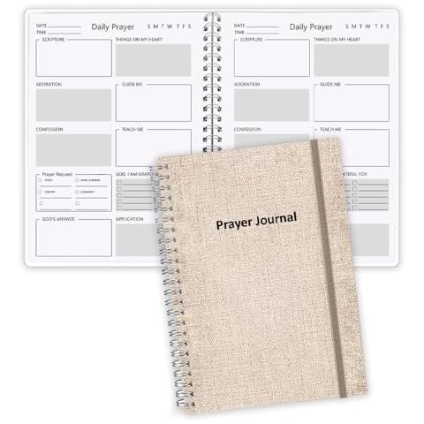 Nokingo Prayer Journal for Woman, Bible Journal with Verse, 5 Months Scripture, Faith & Devotional Journal, Christian Planner, Bible Study Notebook for Notetaking, Religious Gifts for Women or Man Cover
