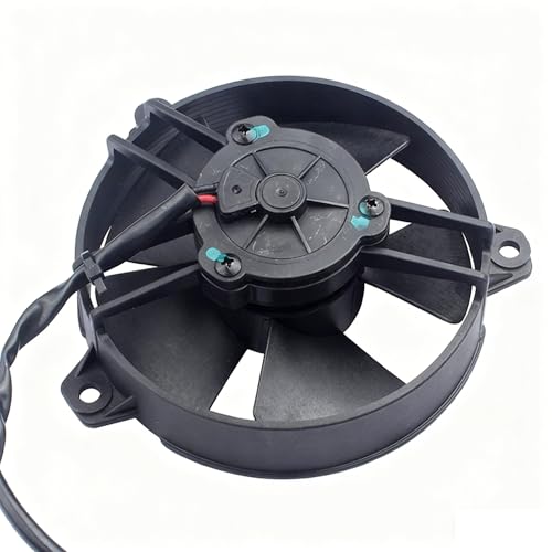 Ventilador de hoja recta de 5,2 pulgadas con motor de 12V de alto flujo de aire 2