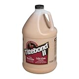 Titebond II Dark Wood Glue 16 Oz. – Water-Resistant Brown Adhesive for Interior/Exterior Use, Strong Fast-Set Formula, Easy Water Cleanup – 3706