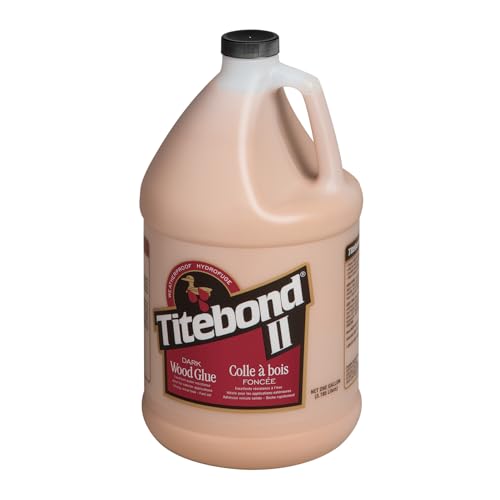 Titebond II Dark Wood Glue, Excellent Strength, Water-Resistant, Fast Set,