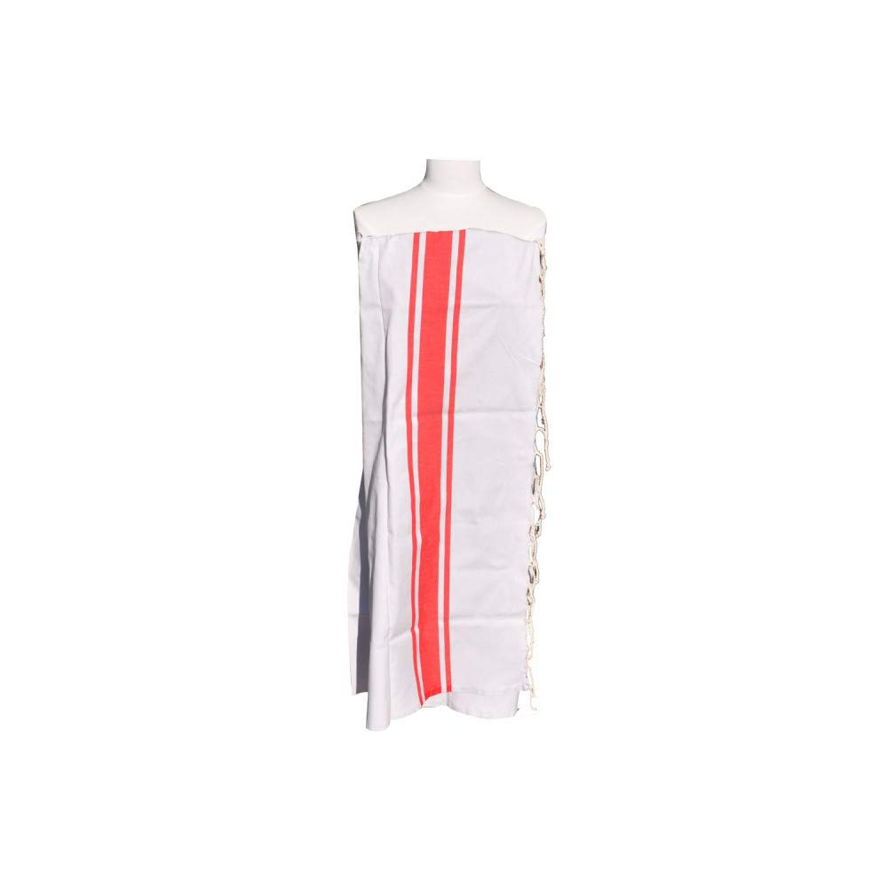 LES POULETTES Fouta Beach Towel - Cotton, Quick Dry, Stripes (Green Blue Red) | Tunisian Style Towel For Beach & Pool