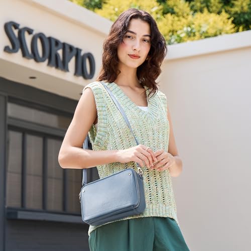 Image of befen Genuine Leather Crossbody Bags for Women, RFID Leather Purses