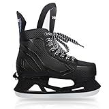 SMOOJOY Adjustable Ice Hockey Skates for Kids Men Women All...