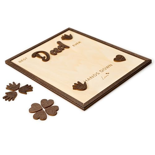 Regalo Día del Padre madera personalizada 10 pulgadas miniatura 6