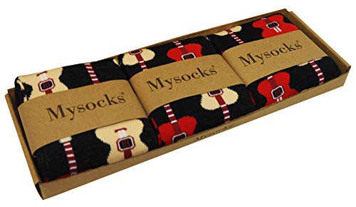 Image of Mysocks Unisex Extra Fine Combed Cotton Crew Socks |Colourful Designs | Seamless Toe | Make Your Steps Enjoyable