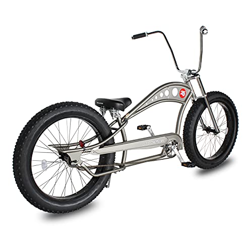 Bicicleta Playera Vancouver de 26", con Neumáticos Gruesos, 1 Velocidad, Marco de Acero Hi-Ten, Horquilla Triple Árbol y Manillar Moon-Type para Adultos miniatura 3