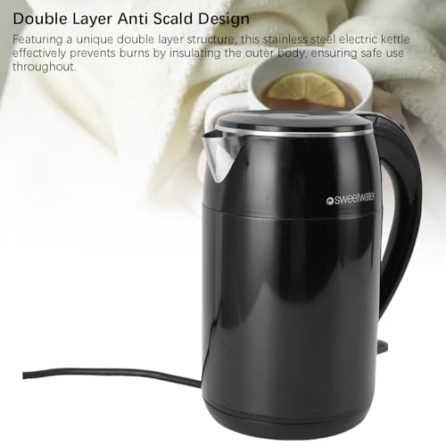 Hervidor eléctrico Aramox acero inoxidable 1.8L miniatura 5