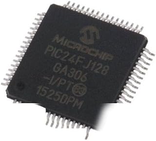 1Pcs PIC24FJ128GA306-I/PT Microcontroller PIC24FJ128GA SMD QFP64