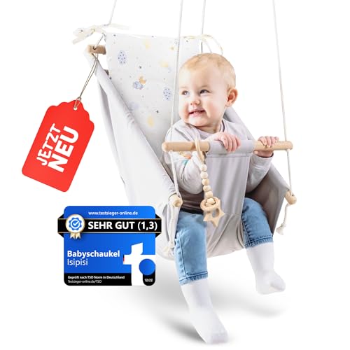 isipisi Babyschaukel | Baby Wippe für Babys von 6 Monate - 5 Jahre | Baby...