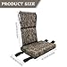 Owddddtnxc Hang on Tree Stands, Comfort Portable Adjustable Tree Chair, Camouflage Thick Foam Hunting Seat for Outdoor Stand
