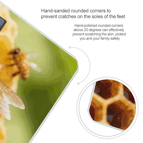 Báscula Digital para Baño Honeycomb Yellow Bee miniatura 4
