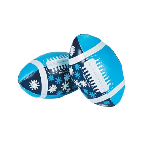 Fun Express Vinyl Foam Filled Snowflake Footballs