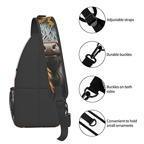 Bolso cruzado compacto para senderismo unisex FYCFSLMY miniatura 4