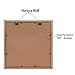 Golden State Art, 16x16 Solid Wood Frame, Tempered Glass, Wall Display (Black)