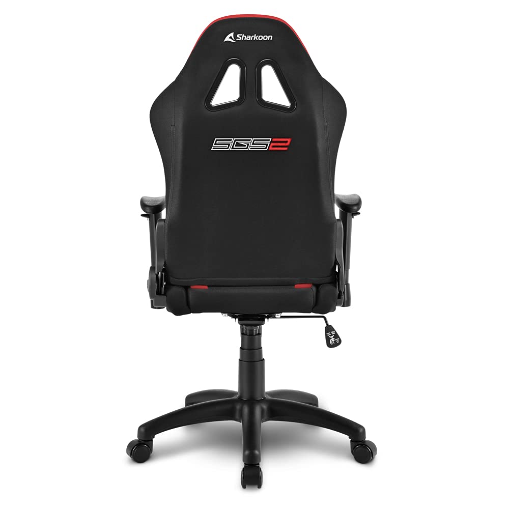 Sharkoon Skiller SGS2 Jr. Sedia da Gioco, Rosso, Piccolo