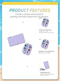 Etui ochronne do Nintendo Switch 2, yystao TPU matowe etui kompatybilne z Nintendo Switch 2, wersja matowa, etui ochronne typu Split, kompatybilne z dokiem, fioletowe