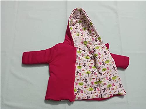 Image of Navy zone Baby Reversible Sweater Jacket - Baby Jacket /Winter Jackets for Toddler Girls /Boys- Sweater for Baby Girls /Baby Boys (OR, 0-6 Months)