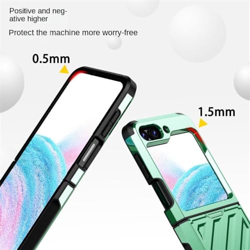Coque Samsung Galaxy Z Flip 5 ENILSA bleue rigide blindée - 4